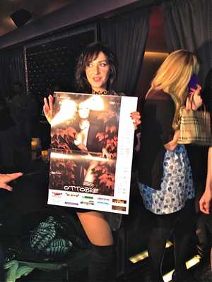 Calendario Donne del Mugello. Le foto della serata all'Otel... le ragazze presentano i mesi...