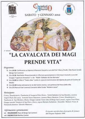 Borgo. La Cavalcata dei Magi prende vita il 7 gennaio. Programma...