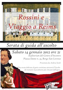 Una serata di grande musica a Borgo San Lorenzo: una guida all'ascolto di Rossini
