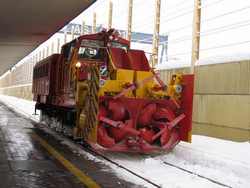Borgo - Faenza. Ancora rischio riduzioni per neve.. e passano i rompighiaccio...