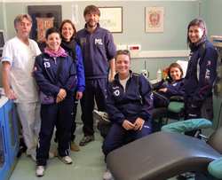 Dalla Pallamano alla solidarietà. Euromed Mugello dona il sangue, le foto...