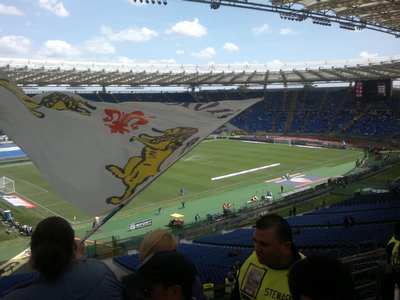 Roma - Fiorentina 1 - 2. La trasferta nelle foto del Ciclone Viola