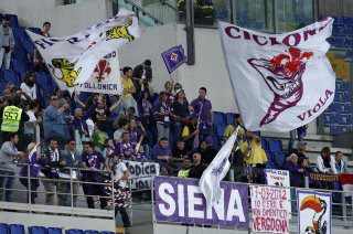 Roma - Fiorentina 1 - 2. La trasferta nelle foto del Ciclone Viola