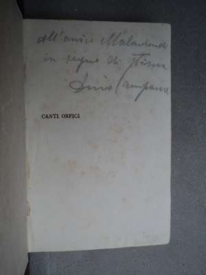 Scoperta su Dino Campana. Trovato un nuovo documento di gioventù...