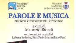 Vicchio. Al Giotto continuano le Parole & la Musica. Info...