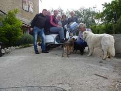 Vicchio. Arrivati i ragazzi partiti dalla Sicilia in Vespa alla ricerca della biodiversità. Le foto...