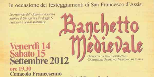 Borgo, rinviato il banchetto medievale a San Carlo