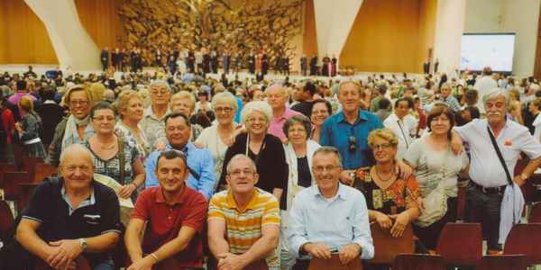 La Caldana a Roma dal Papa...