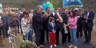 Pista ciclabile per Tommaso. Le foto...