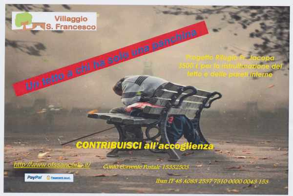 Il Mugello e i senza casa...