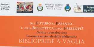 'Bibliopride' a Vaglia. Appuntamento sabato..
