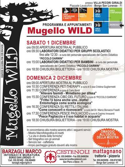 A Villa Pecori rettili, insetti e pesci tropicali.