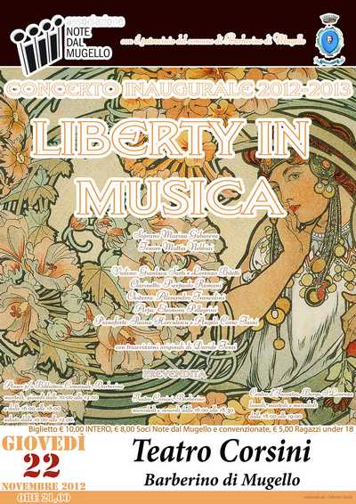 Liberty in Musica al Corsini. Info...
