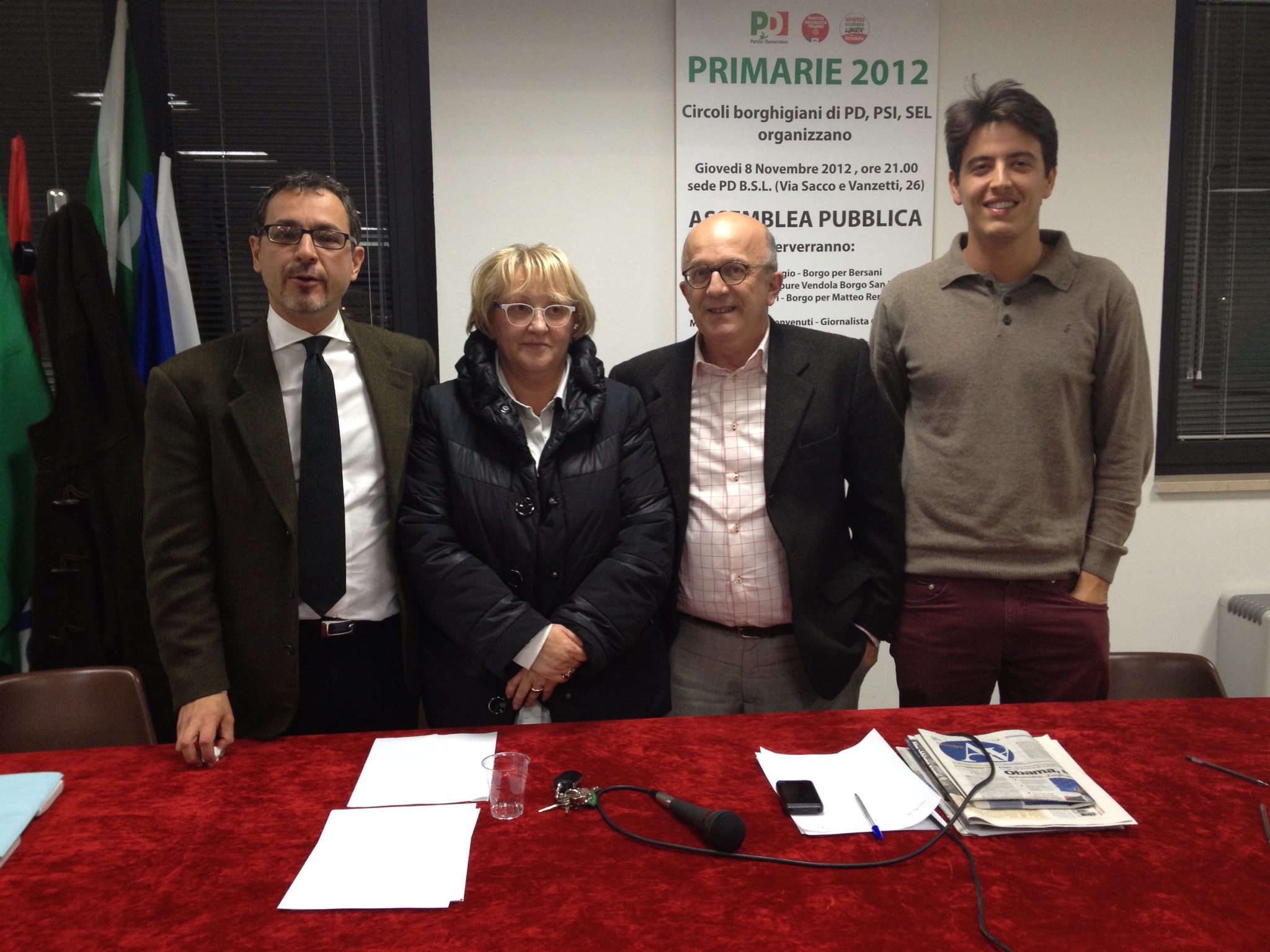 Le primarie. Il confronto di Borgo San lorenzo....