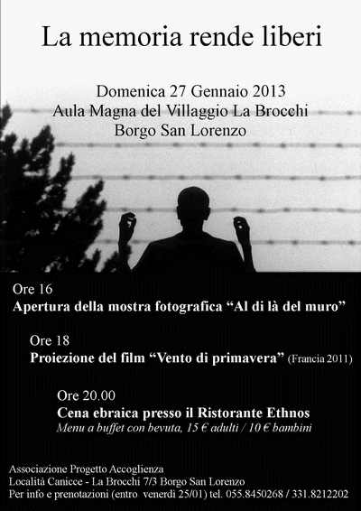 La Giornata della Memoria al Villaggio La Brocchi