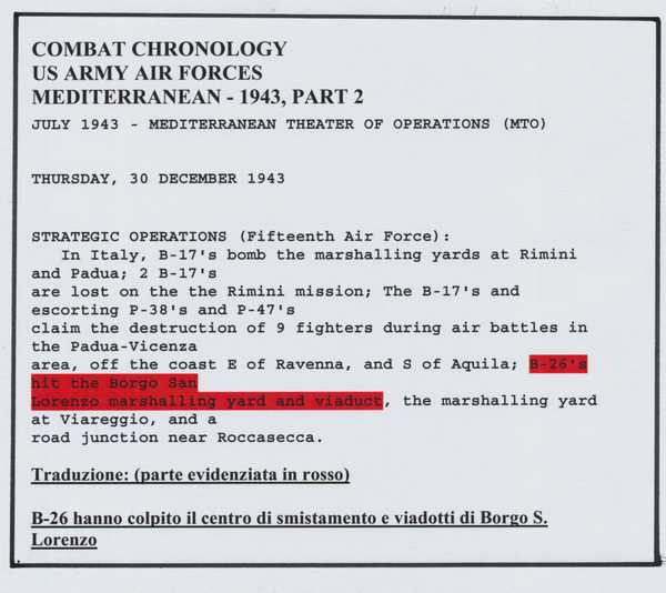 Borgo ricorda il bombardamento. Foto della cerimonia...