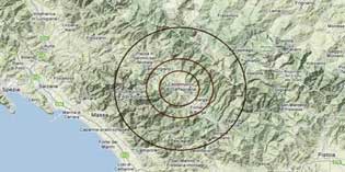 Terremoto avvertito nel Mugello. Epicentro la Garfagnana