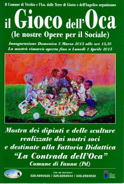 Il Gioco dell'Oca. I pittori di Vicchio per il sociale...