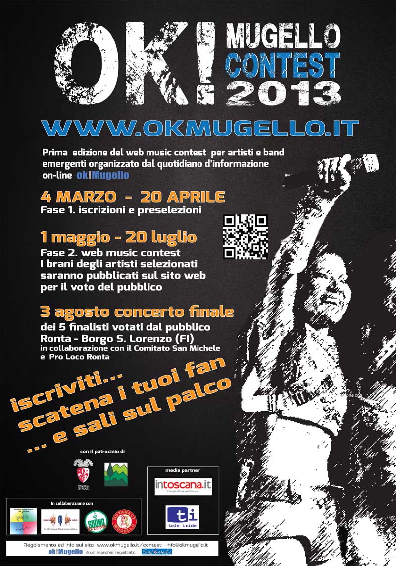 OK!Mugello Music Contest. Le prime iscrizioni ed i nuovi partner....