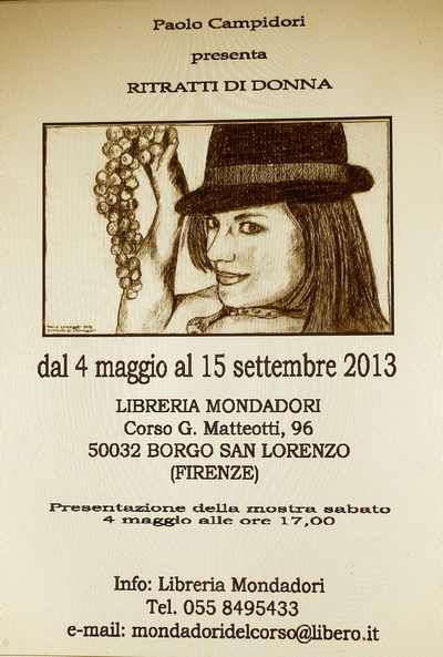 Paolo Campidori espone a Borgo. Info...