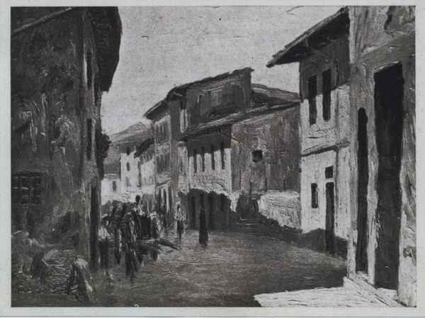 Borgo in foto. Ieri e oggi la strada... 'misteriosa'...