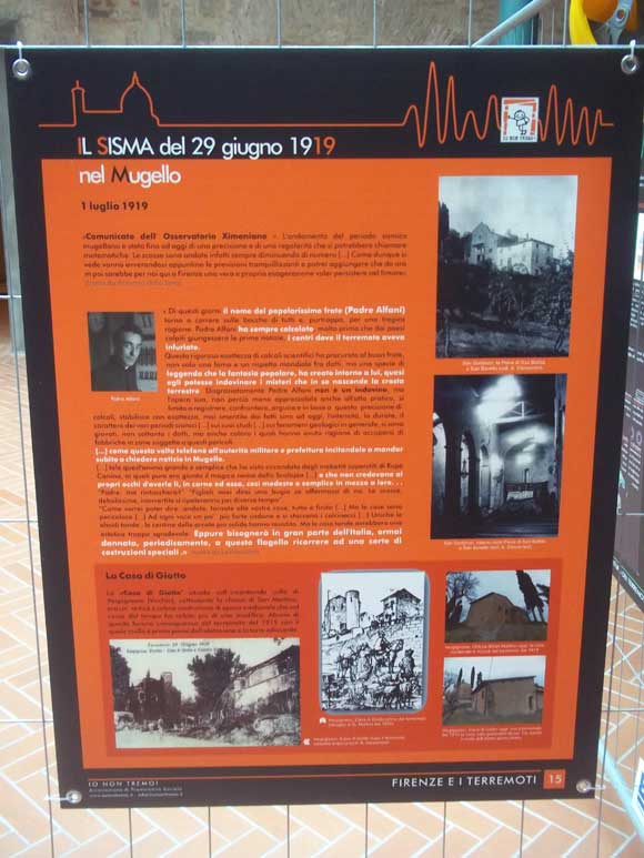 Conoscere il terremoto grande mostra a Firenze ….info