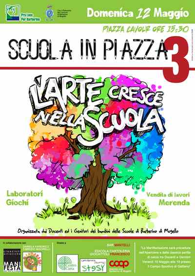 Barberino. 'Scuola in Piazza': in concorso i lavori degli alunni