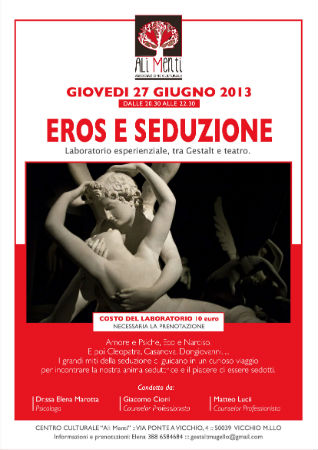 Eros e seduzione. Un seminario a Vicchio, info...