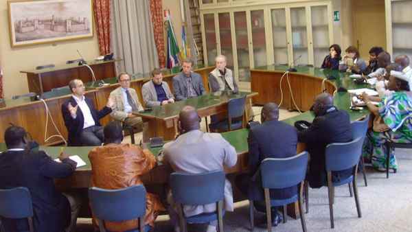 Delegazioni di Ruanda e Burkina Faso visitano il Mugello. Foto...