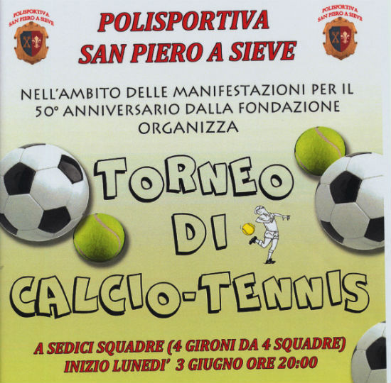 Sport pazzo? Torneo di calcio-tennis a San Piero a Sieve