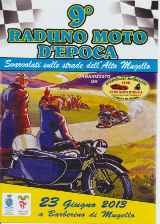 Svarvolati mugellani. Domenica raduno di Moto d'epoca...