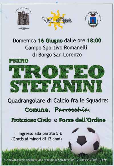 Comune Vs Parrocchia diventa quadrangolare. Domenica si gioca, info