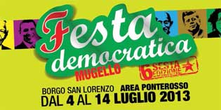 Festa Democratica Mugello, al via il 4 luglio