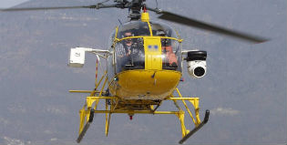 Mugello. Check-up aereo di Enel sulle linee