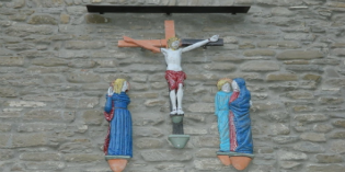 La Crocifissione di Girolamo Bonomi in a Palazzuolo sul Senio