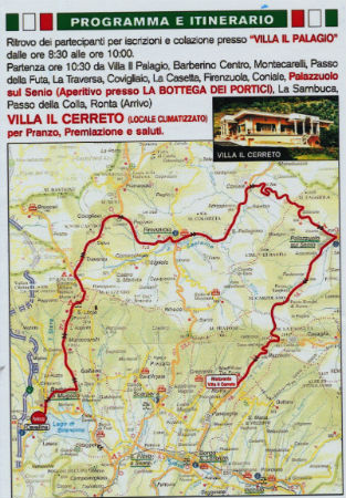 Svarvolati Mugellani. Raduno di auto d'epoca a Cavallina