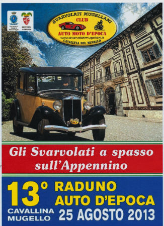 Svarvolati Mugellani. Raduno di auto d'epoca a Cavallina