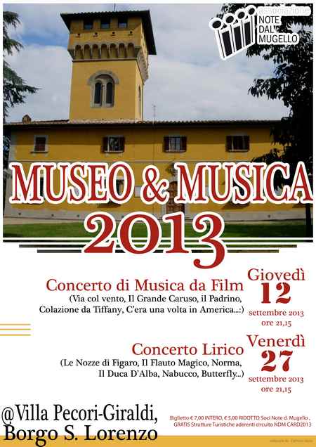 Note dal Mugello. Rimandata la serata Museo Musica