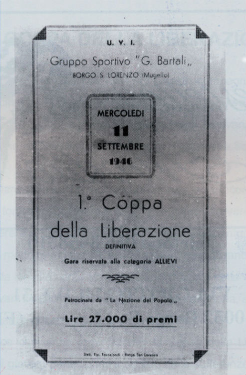Domenica 15 la 68° edizione della Coppa della Liberazione