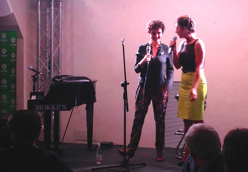 Arisa e Geppi Cucciari per Oxfam