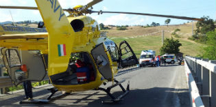 Firenzuola. Corso di soccorritori presso la Misericordia.