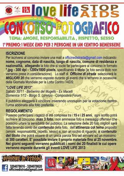 Concorso fotografico per i ragazzi del Mugello, si vince un Week - End. Info...