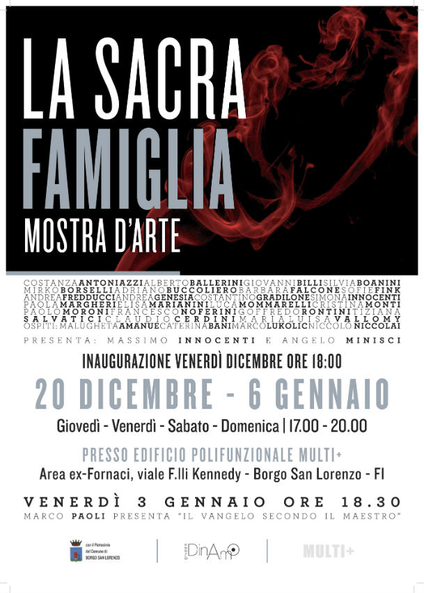 Borgo. Mostra collettiva 'La sacra Famiglia al 'Multi+'. Tutti i nomi degli artisti
