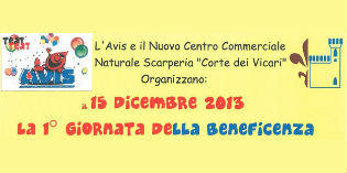 Scarperia. Domenica 15 prima edizione della Giornata della Beneficenza.