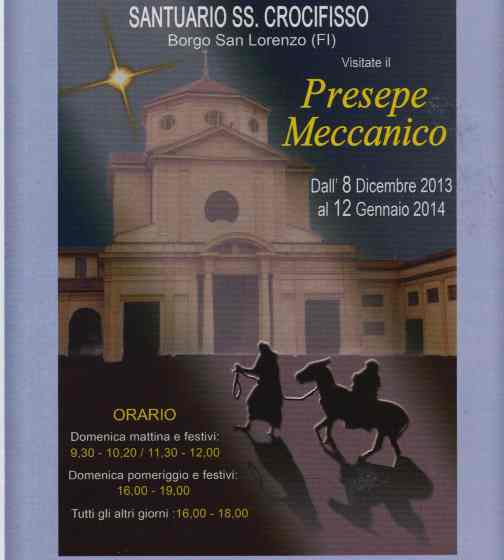 Borgo. Aperto il Presepe Meccanico al SS. Crocifisso. Foto, info e orari...