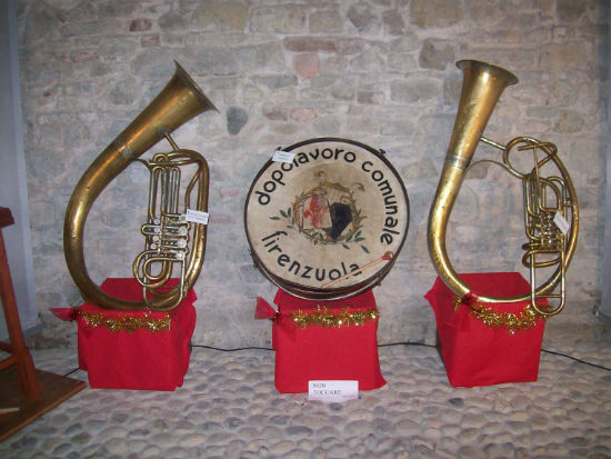 Firenzuola. Mostra alla Rocca sulla vecchia banda musicale.
