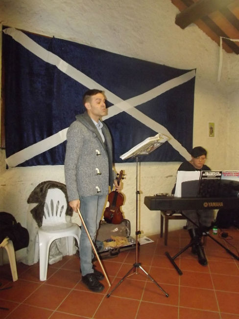 La Scozia a Figliano. Cronaca di una cena e di una serata....