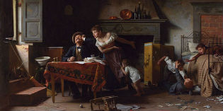 Un dipinto di Pietro Saltini al comune di Vaglia.