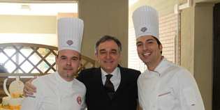 I ragazzi dell'alberghiero hanno cucinato  per il presidente Rossi