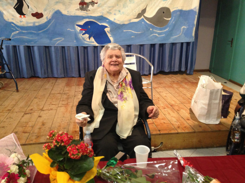 Borgo. I 100 anni di Cesarina...